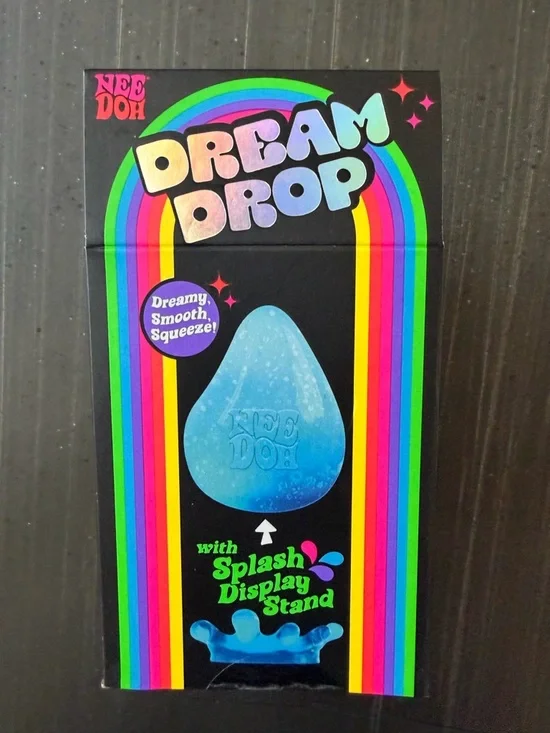 NeeDoh Dream Drop Purple Glitter Sensory Toy - Picture 3 of 4